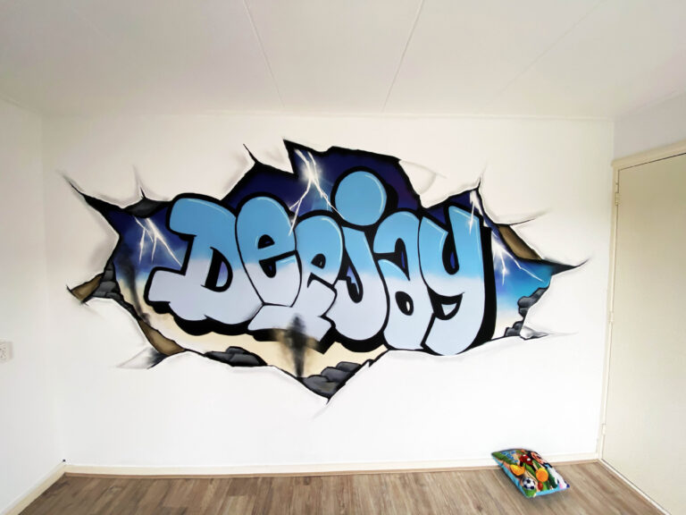 Regio Rotterdam graffiti-kinderkamer-met-naam-rozenburg