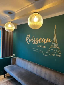 logo muurschildering -restaurant